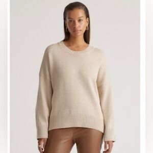 Quince Boyfriend Crew Sweater